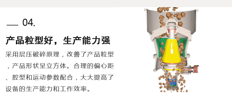 單缸圓錐破特點(diǎn)四