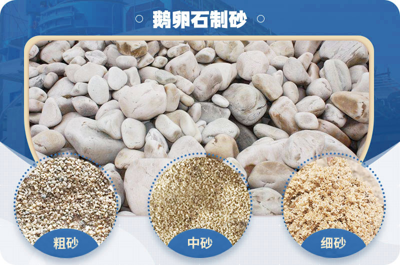 風(fēng)化石，鵝卵石制砂